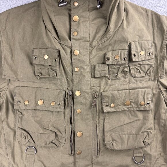 Barbour To Ki To Jacket Mens Medium M Green Inaka Field Utility Military SAMPLE - Picture 8 of 12